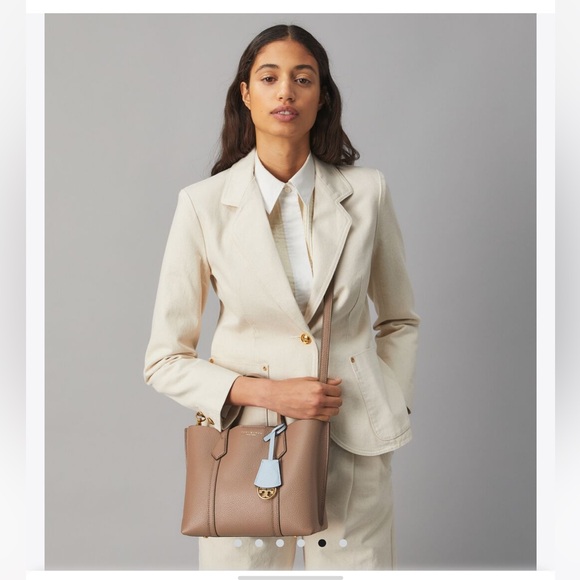 NWT Tory Burch Small Perry Triple-Compartment Tote Bag - Picture 8 of 9